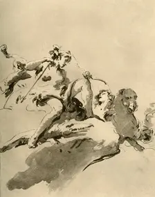 Diana (?) mid 18th century, (1928). Artist: Giovanni Battista Tiepolo
