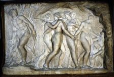 Diana surprised in the bathroom by Acteón 18th-19th century. Creator: Campeny, Damià (1771 - 1855)