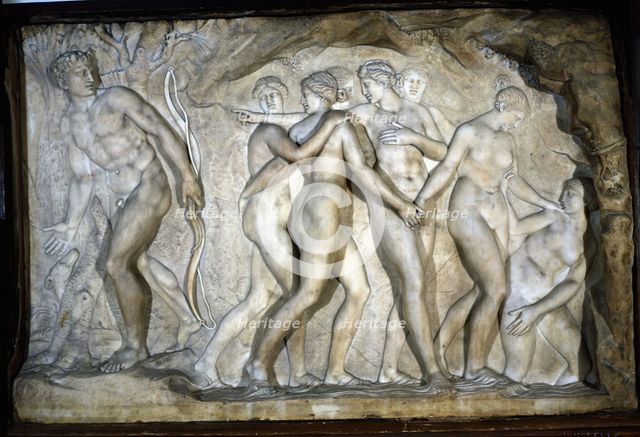 'Diana surprised in the bathroom by Acteón', 18th-19th century.  Creator: Campeny, Damià (1771 - 1855).