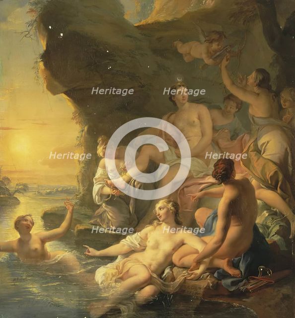 Diana's Bathing, 1732. Creator: Noël-Nicolas Coypel.