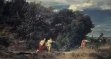 Diana's Hunt, 1862. Creator: Arnold Bocklin