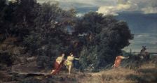 Diana's Hunt, 1862. Creator: Arnold Bocklin