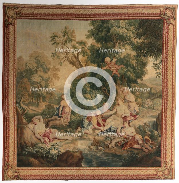 Diana's Return from the Chase (from Set of Ovid's Metamorphoses), 1704-1731. Creator: Gobelins (French).