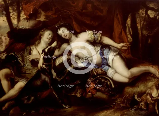 Diana with Her Companions, 1643-1678. Creator: Jurgen Ovens.