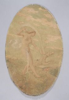 Diana the Huntress. Decorative painting for the Cafe de Paris, c1900. Creator: Unknown