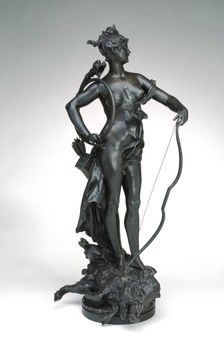 Diana Victorious, 1885/cast 1888-1889. Creator: Albert Ernest Carrier de Belleuse