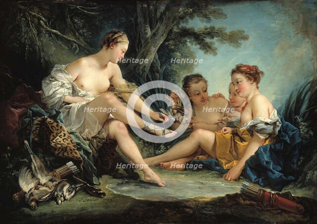 Diana's Return from the Hunt, 1745. Creator: Boucher, François (1703-1770).