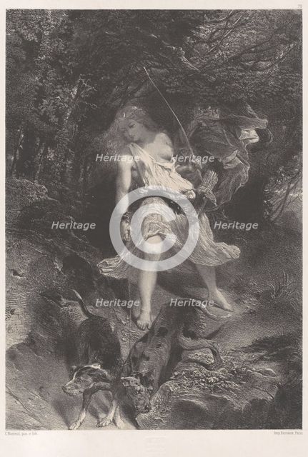 Diane, ca. 1830-70. Creator: Célestin Nanteuil.
