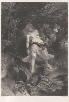 Diane, ca. 1830-70. Creator: Célestin Nanteuil