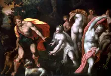 Diane and Acteon c1584-1609. Artist: Joseph Heintz the Elder