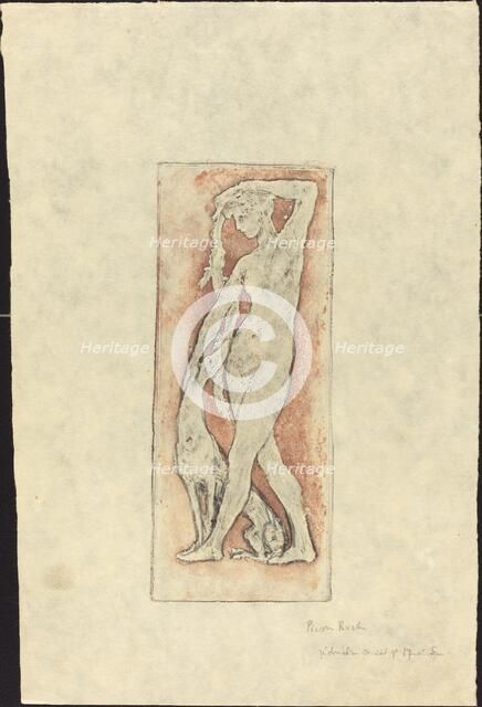 Diane au levrier (Diana and a Greyhound), 1912. Creator: Pierre Roche.