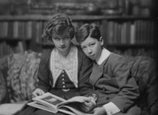 Dickerson, Master, and sister, portrait photograph, 1916 Jan. 5. Creator: Arnold Genthe