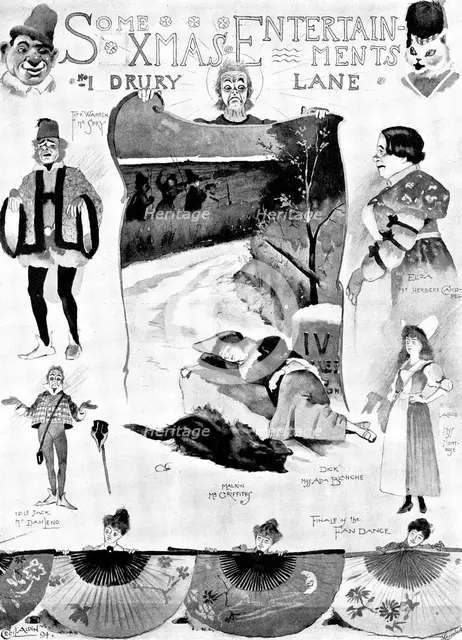 "Dick Whittington,'' at Drury Lane Theatre, 1895. Creator: George Meisenbach.