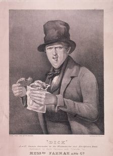 Dick: A well known character in the Westminster and Blackfriars Roads c1845. Artist: H Barnett