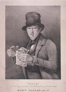 Dick: A well known character in the Westminster and Blackfriars Roads c1845. Artist: H Barnett