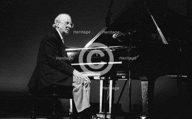Dick Hyman, Brecon,  August 1998. Artist: Brian O'Connor.