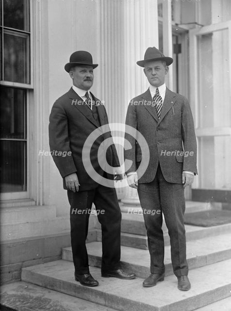 Dick Jervis, right, with Smithers, 1917. Creator: Harris & Ewing.