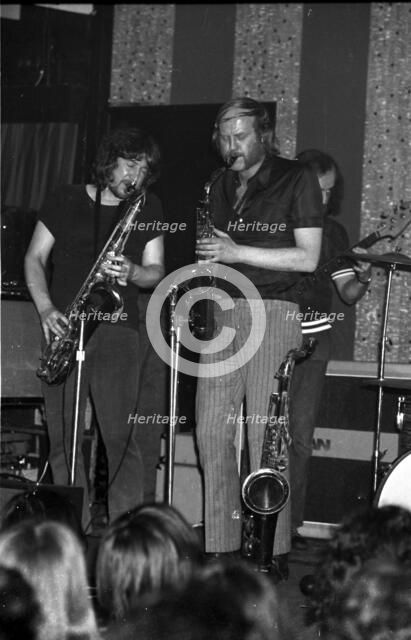 Dick Morrisey and Dave Quincy, If, Marquee Club, Soho, London, 1971. Creator: Brian O'Connor.