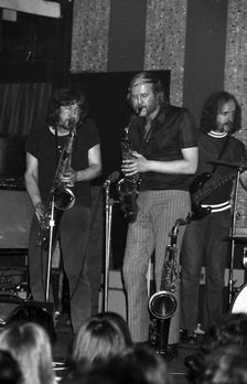 Dick Morrisey, Dave Quincy and Jim Richardson, If, Marquee Club, Soho, London, 1971. Creator: Brian O'Connor