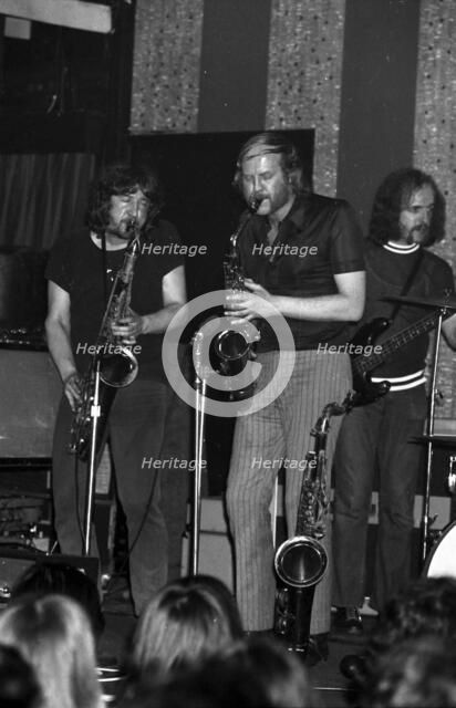 Dick Morrisey, Dave Quincy and Jim Richardson, If, Marquee Club, Soho, London, 1971. Creator: Brian O'Connor.