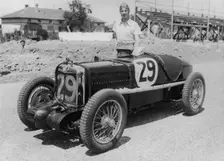 Dick Seaman with his MG K3 Magnette, 1934