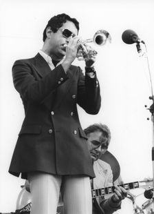Dick Sudhalter and Bucky Pizzarelli, Capital Radio Jazz Festival, London, 1979. Creator: Brian Foskett