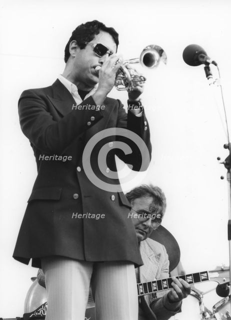 Dick Sudhalter and Bucky Pizzarelli, Capital Radio Jazz Festival, London, 1979. Creator: Brian Foskett.