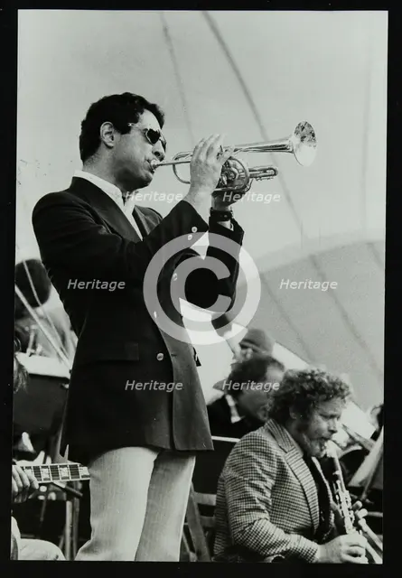 Dick Sudhalter and Bob Wilber playing at the Capital Radio Jazz Festival, London, 1979. Creator: Denis Williams.
