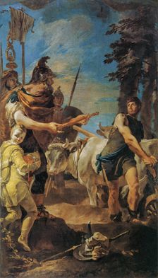 Dictatorship Offered to Cincinnatus, 1730. Creator: Giovanni Battista Tiepolo