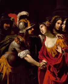Dido and Aeneas, c1630. Creator: Rutilio di Lorenzo Manetti