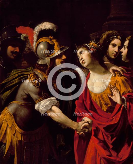 Dido and Aeneas, c1630. Creator: Rutilio di Lorenzo Manetti.