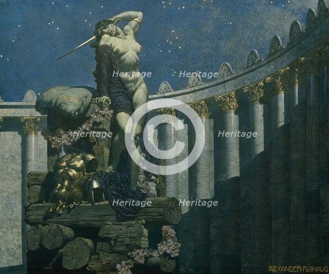 Dido at the stake, 1935. Creator: Alexander Rothaug.