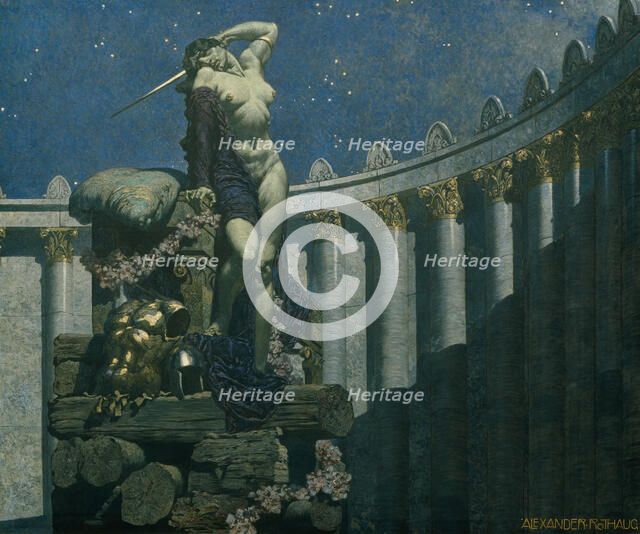 Dido At The Stake, 1935. Creator: Rothaug, Alexander (1870-1946).