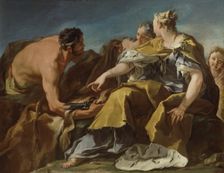 Dido Founding Carthage, 1721. Creator: Giovanni Battista Pittoni the Younger
