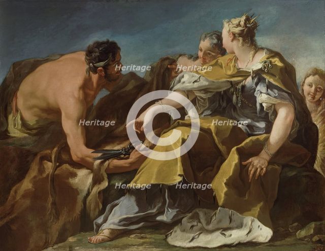 Dido Founding Carthage, 1721. Creator: Giovanni Battista Pittoni the Younger.
