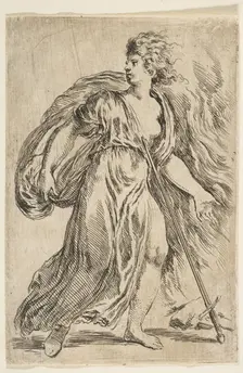 Dido Killing Herself, ca. 1660. Creator: Stefano della Bella