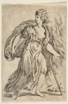 Dido Killing Herself, ca. 1660. Creator: Stefano della Bella