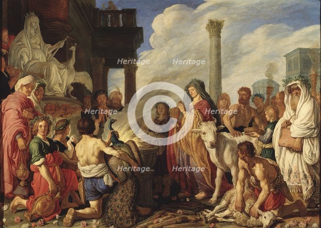 Dido's Sacrifice to Juno, 1630. Creator: Pieter Lastman.