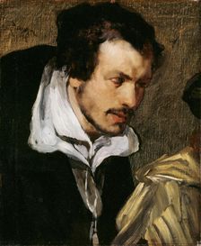 Didrik Slagheck. (Portrettstudie til "Christian II undertegner dodsdommen over Torben Oxe"), 1875. Creator: Eilif Peterssen