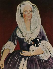 Die Mutter Friedrichs des Großen 1687-1757. - Gemälde von Pesne 1934. Creator: Unknown