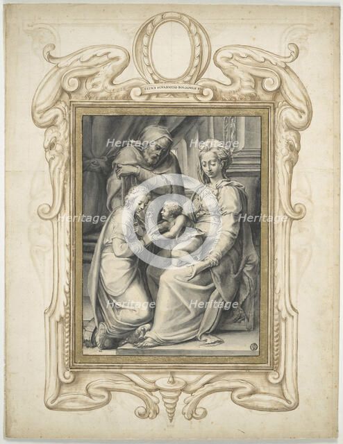 Die mystische Hochzeit der heiligen Katharina, Second half of the16th cen. Creator: Pinariccio, Felice (active ca 1577).