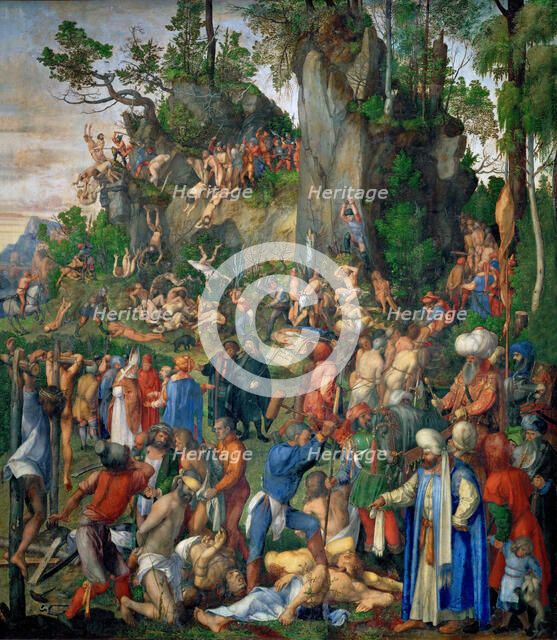Die Marter der zehntausend Christen, 1508. Creator: Dürer, Albrecht (1471-1528).