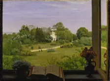 "Die Öd" View of Holzhausenpark, 1883. Creator: Hans Thoma