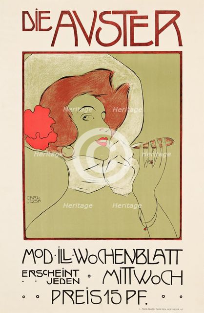 Die Auster - Mod. Illustriertes Wochenblatt ("The Oyster" Modern Illustrated Weekly), c1903. Creator: Jozsa, Károly (1872-1929).