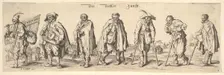 Die Bettler Zunfft (The Seven Beggars), 1630. Creator: Wenceslaus Hollar