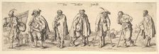 Die Bettler Zunfft (The Seven Beggars), 1630. Creator: Wenceslaus Hollar
