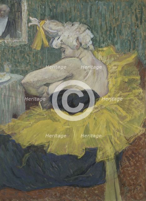 Die Clownesse Cha-U-Kao, 1895. Artist: Toulouse-Lautrec, Henri, de (1864-1901)