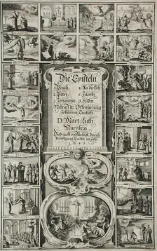 Die Episteln, Printed 1643. Creator: Peter Paul Troschel