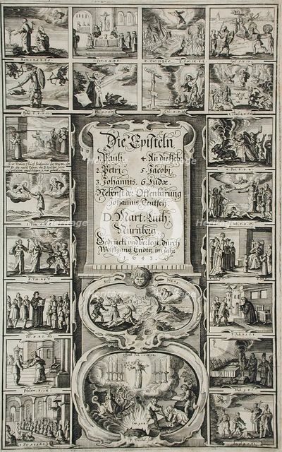 Die Episteln, Printed 1643. Creator: Peter Paul Troschel.