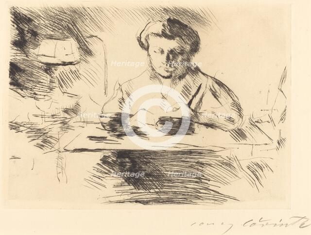 Die Gattin (Wife of the Artist), 1918. Creator: Lovis Corinth.